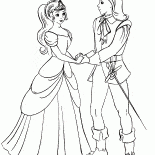 Der Prinz traf die Prinzessin