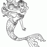 Stilvolle Meerjungfrau