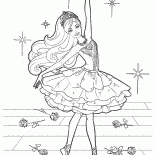 Ballett-Tänzer auf der Bühne