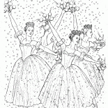 Prächtige Kostüme Ballerina