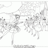 Die Tänzer auf dem Ball