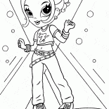 Stilvolles Mädchen Tanz