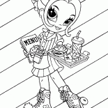 Das Mädchen auf Rollschuhen