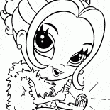 Mädchen behebt Verfassung