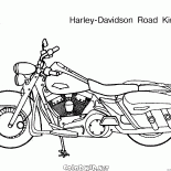 Motorrad auf einem Ständer