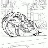Ein Prototyp Motorrad