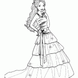 Barbie und eleganten Kleid