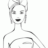 Frisur Königin der Kugel