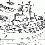 Britische Invincible Flugzeugträger