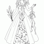 Die Prinzessin des Königreiches von Blumen