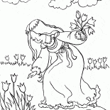 Princess Spaziergänge rund um die Wiese