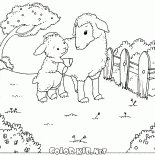 Schafe und Lamm