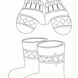 Stiefel und Handschuhe