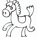 Plastic horse