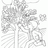 Junge mit einer Kugel