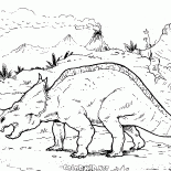 Centrosaurus wird die Welt zu reisen