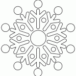 Empfindliche Schneeflocke