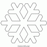 Die häufigste Schneeflocke