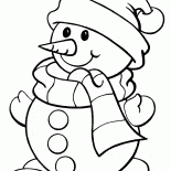 Schneemann-Hut