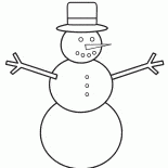Weihnachtsschneemann-
