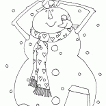 Schneemann Fütterung Vögel