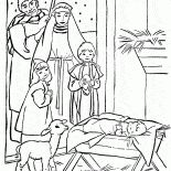 Retter in der Krippe