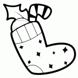 Strumpf mit Geschenken