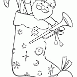 Eine Reihe von Weihnachtsgeschenke