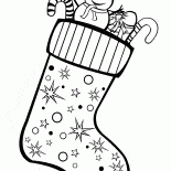 Strumpf voller Geschenke