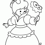 Neues Jahr-Kostüm Princess