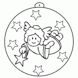 Engel auf dem Ball