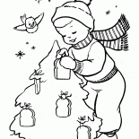 Dekorative Weihnachtsbaum