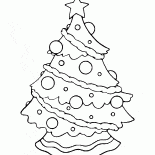 Fancy geschmückten Weihnachtsbaum