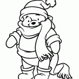 Winnie the Pooh im Winter