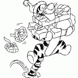 Tiger und Geschenke