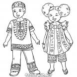 Afrikanische Kinder